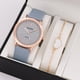 thumbnail image 1 of Reloj de cuarzo para mujer, moderno y combinable, con correa de PU, pequeño reloj de mujer personalizado, informal y moderno, 1 of 6