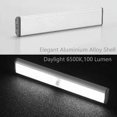 thumbnail image 2 of Luz LED inalámbrica con sensor de movimiento, recargable por USB, magnética, 2 modos, portátil, para armario y emergencia, para seguridad nocturna de niños, 2 of 5