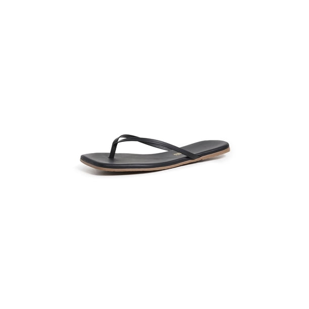 Sandalias TKEES para Mujer con Punta Cuadrada Lily Negro Talla 8 US