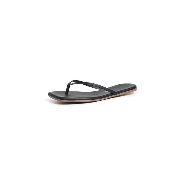 Sandalias TKEES para Mujer con Punta Cuadrada Lily Negro Talla 8 US