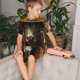 thumbnail image 4 of Fotbe Sunflower Cowboy Hat Cow Pijama Estampada de 2 Piezas para Niños – Ropa de Dormir de Manga Corta Cómoda para Niños y Niñas, Camiseta y Shorts de Algodón-Large, 4 of 6