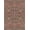 Pink Brown, Pattern 1, variant on ODIKA Pink Cheetah Print Leopard Rosette Diagonal Layout Zebra Tiger Non-Slip Low Profile for Guest Room, Lounge, Apartment