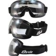 thumbnail image 4 of Birdz Eyewear Lunettes de Sport Rembourrées pour Planche à Neige Moto Lentille Claire, 4 of 4