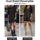 thumbnail image 3 of Vestido de lentejuelas con cuello redondo para mujer, sexy, cuello en V, vestido de media manga, suelto, para fiesta, club, cóctel, 3 of 3