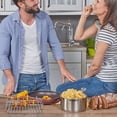 thumbnail image 2 of 2Pcs Air Fryer Accessories Set with Silicone Pot Double Layer Rack Skewer, 2 of 8