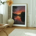 thumbnail image 6 of Prospect Park Sunset 01 - Brooklyn New York Photography Sunset Nature Landscape Water Scenic Autumn Forest Oak Framed Wall Art Print 11 x 14 inches, 6 of 12