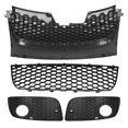 thumbnail image 1 of Grillfor Golf GTIM,Car Front Black Bumper Lower Grill Fog Light Grill World-Class Design, 1 of 11