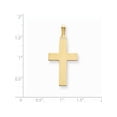 thumbnail image 3 of 14K Yellow Gold Polished Cross Charm (38 X 19) Made In United States c3603, 3 of 3