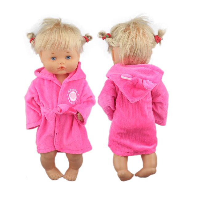 2022 lovely Blanket suit Fit 40cm 41cm Doll Nenuco Ropa y su Hermanita Purple Long Sleeves T-shirt Purple Dots Pants With Hat heqiyong LED