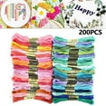 thumbnail image 1 of Dsseng 447/200/120/100 Colors Cotton DMC Cross Floss Stitch Thread Embroidery Sewing Skeins Multi Colors, 1 of 8