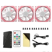 Vetroo 120mm ARGB PWM Fan 3-Pack - High Performance Cooling with Sync RGB & Controller