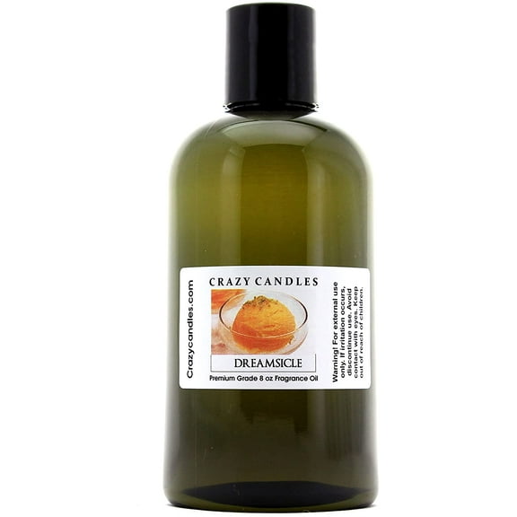 Crazy Candles 8oz Dreamsicle 8 Fl Oz Bottle (237ml) Premium Grade Scented Fragrance Oil Made in USA