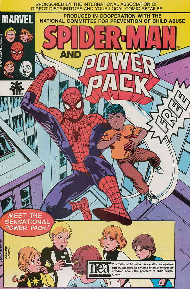 SpiderMan, Power Pack 1 VF ; Marvel Comic Book