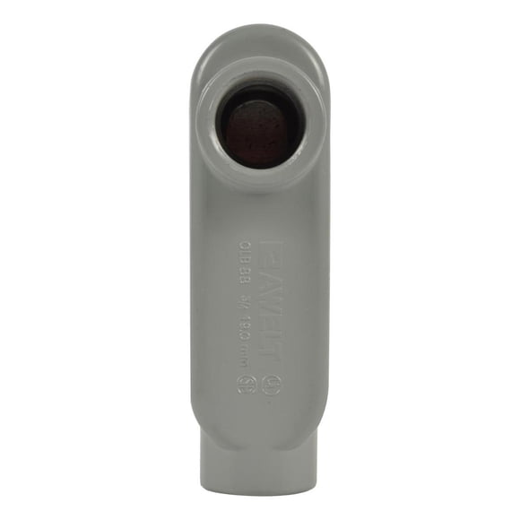 Caja Oval Roscada Rawelt 3/4" Npt Gris