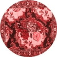 thumbnail image 1 of Ahgly Company Indoor Round Persian Red Traditional Area Rugs, 3' Round, 1 of 4