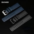 thumbnail image 2 of Correas de reloj para Seiko Breitling Wanguo, correa de reloj de caucho con flúor, correa de reloj impermeable para hombres, accesorios para mujeres, 2 of 5