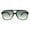 Black (Green), variant on Unisex Sunglasses Vintage Retro Style Pilot Driver Shades UV400 Black, Orange