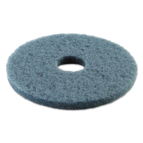 Boardwalk Standard 14-Inch Diameter Scrubbing Floor Pads, Blue (PAD4014BLU)