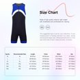 thumbnail image 5 of dPois Mens One Piece Swimsuit Sun Protection Rash Guard Zipper Bodysuit Surfing Suit Swimwear Shorty Red XXL, 5 of 6