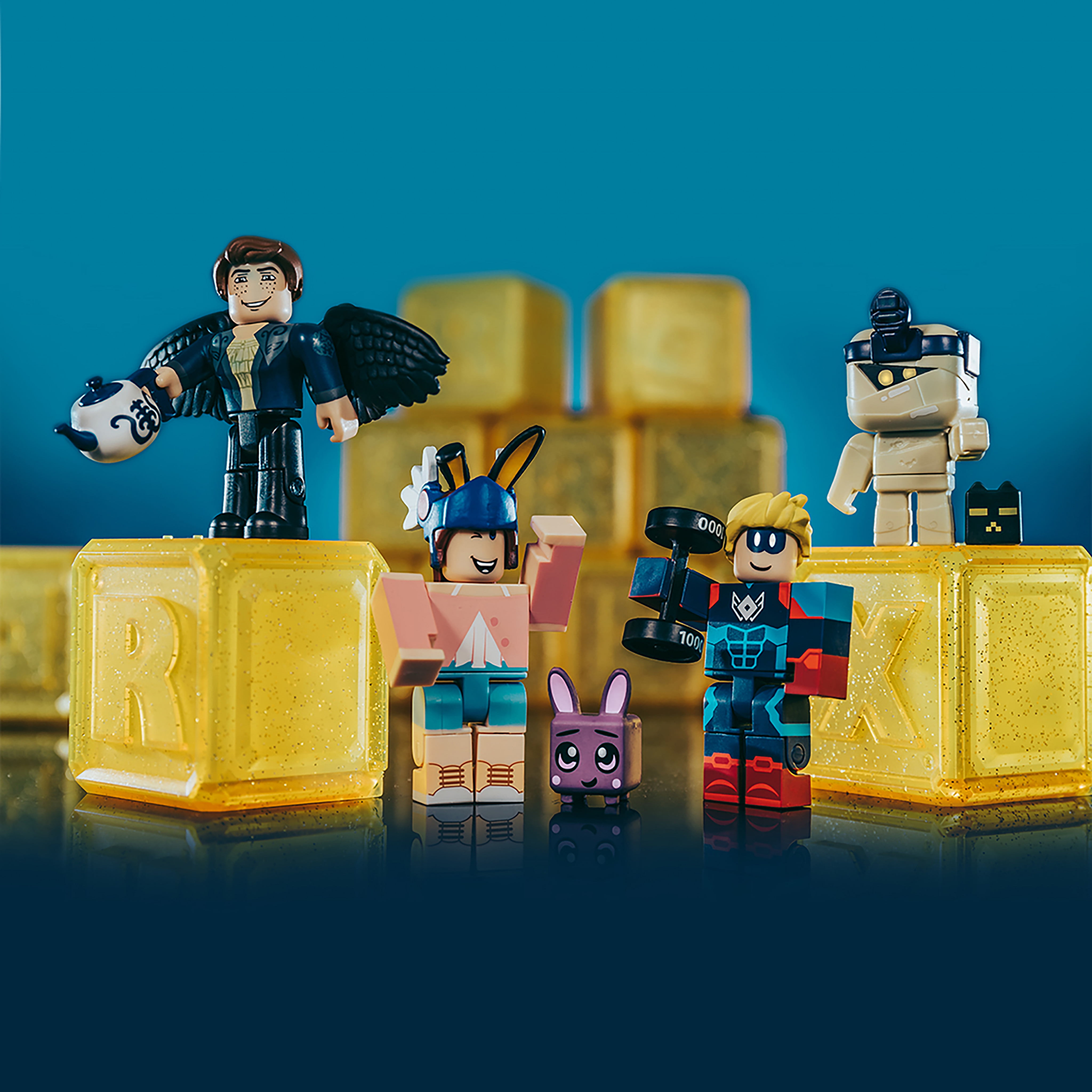 Redeem #Roblox exclusive virtual items at Roblox.com/Toys after buying your  Roblox Figures!  #robloxtoys