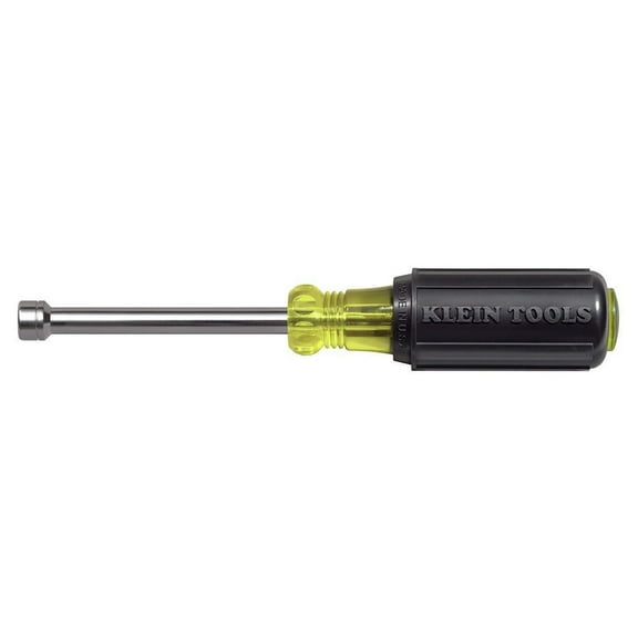 Klein Tools 630-7MM 7 mm Cushion Grip Nut Driver with 3 in. Hollow Shaft