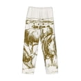thumbnail image 3 of Lsque Cattle Drive By Two Cowboys 1 Print Men's Pajama Pants, Lounge Pant - Comfortable Home Wear,Elastic Waistband, Stylish Design-XX-Large, 3 of 9