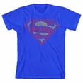 thumbnail image 3 of Superman Logo Blue Boy's Short-Sleeve T-shirt-Medium, 3 of 5