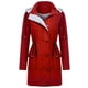 thumbnail image 1 of Abrigos de Invierno Para Mujer Chaqueta de Lluvia Sólida Para Exteriores de Talla Grande Impermeable Con Capucha A Prueba de Viento Abrigo Suelto Odeerbi ODB174901, 1 of 3