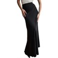 thumbnail image 1 of Women's Satin High Waisted Maxi Skirts A Line Long Skirt, 1 of 5