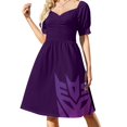 thumbnail image 1 of Vestido de manga corta con símbolo de Decepticon para mujer., 1 of 8
