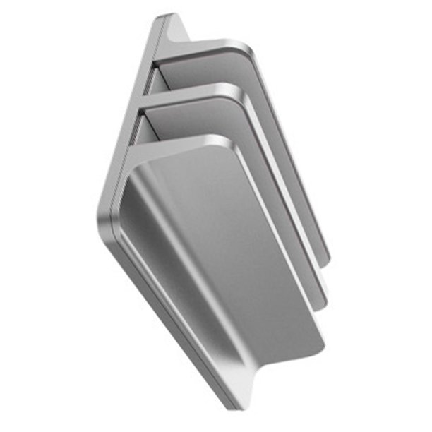 Soporte para laptop vertical Soporte de Soporte de Escrito de Ranura Con Soporte para Computadoras Portátiles de Aleación de Aluminio de Muelle Ajustable Compatible Con