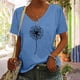 thumbnail image 2 of Camiseta sin mangas con cuello en V y estampado informal elegante para mujer OAVQHLG3B Store  lin121212, 2 of 5