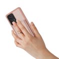 thumbnail image 2 of Compatible with Samsung Galaxy A53 5G Wallet Phone Case,360°Rotation Finger Ring Holder Kickstand,with Card Holder,Lychee Pattern PU Leather Durable Shockproof Rugged Phone Case,Rosegold, 2 of 12