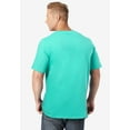 thumbnail image 2 of KingSize Men's Big & Tall Shrink-Less Lightweight Longer-Length V-Neck T-Shirt, 2 of 5