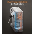 thumbnail image 3 of Aeitto Espresso Machine with Milk Frother, 20 Bar Coffee Maker for Cold Brew, Americano, Latte and Cappuccino, for Home Use, 3 of 8
