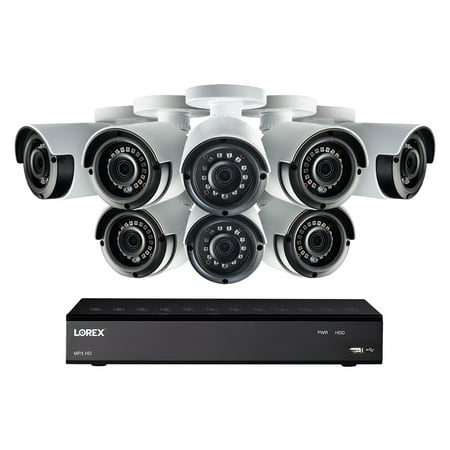 Lorex 1080P HD 8 Channel DVR Security System with 8 1080p