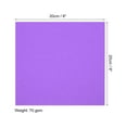 thumbnail image 2 of Uxcell Origami Paper Double Sided Sheet for Art Craft Project Beginner 50 Sheets Deep Purple 8x8 inch, 2 of 5