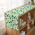 thumbnail image 6 of Table Runners 70 Inches Long Dress Scarves, St Patricks Day Farmhouse Coffee/Dining/Kitchen Table Decor, Holiday Table Runner, Spring Country Green Black Shamrock 13x70 Inch, 6 of 9