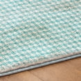thumbnail image 5 of Addison Rugs Dream Shag Premium Machine Washable Transitional Houndstooth Aqua Rectangle Rug, 5' x 7'6", 5 of 8