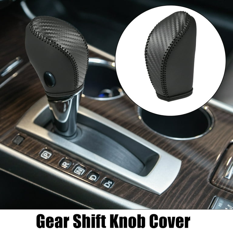 Gear Shift Knob Cover Transmission Boots Shifter Lever Sheath for Nissan  Altima 2013-2018 Carbon Fiber Pattern Black