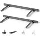 thumbnail image 1 of Heavy Duty Floating Shelf Bracket (2 Pcs) Solid Steel Blind Shelf Supports - Hidden Brackets For Floating Wood Shelves - Screws And Wall Plugs Incl, 1 of 5