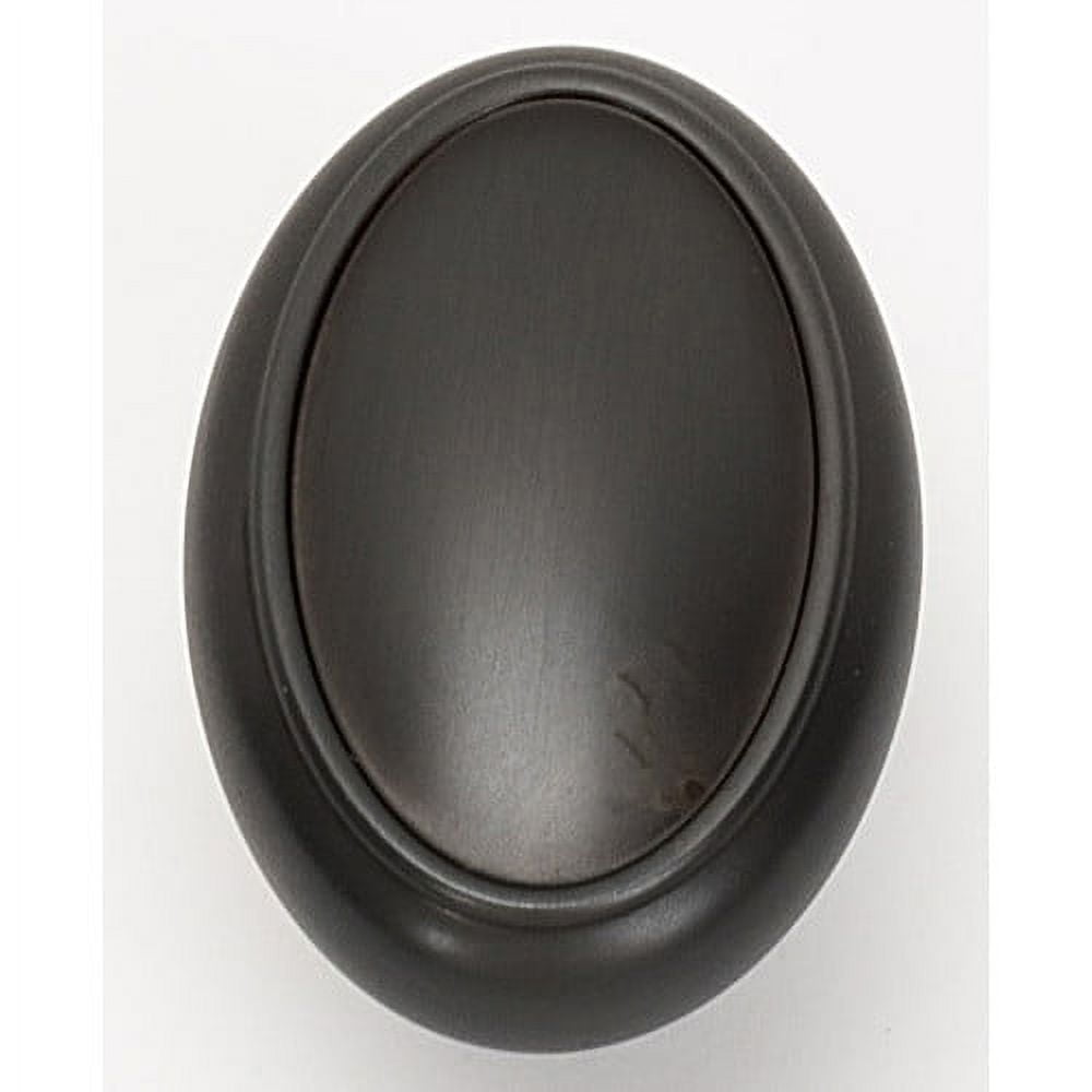 Alno Classic Traditional 1-1/2" Oval Cabinet Knob - Antique English