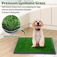 thumbnail image 6 of Immere 30 Inch Grass Puppy Pee Pad for Dogs and Small Pets Reusable 3-Layer Training Potty Pad with Tray, Pet Toilet for Dog Housebreaking Supplies, Green, 6 of 7