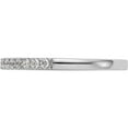 thumbnail image 3 of 14K White Gold Diamond Wedding Band (Size 7) Made In India rm2250b-024-waa, 3 of 5