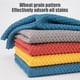 thumbnail image 5 of Paño de limpieza de fibra fina | Paños de microfibra para cocina y vidrio | Estropajos absorbentes sin pelusa | Paquete de 4 paños multicolores, 5 of 5