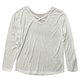 thumbnail image 5 of Camiseta básica de manga larga para mujer: camiseta suave y cómoda con cuello redondo, versátil para el uso diario y para combinar con vaqueros., 5 of 5
