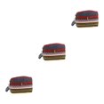 thumbnail image 1 of Minnieouse Monedero ligero y portátil con tarjetas de efectivo y llaves de tela de estilo étnico Monedero de tela Rojo - Viento étnico LQ Type1 NO1, 1 of 6