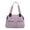Light Purple, variant on Jkung Women Shoulder Bag Multi Pocket Organization Laptop Compartment Splash-resistant Anti-theft Lightweight Work Travel Tote Messenger Bag