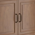 thumbnail image 3 of Connaught 40 inch Wide Solid Wood Traditional Entryway Storage Cabinet in Medium Saddle Brown, 3 of 14