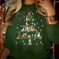 thumbnail image 5 of Cats Christmas Tree Sweatshirt, Funny Cat Lover Gift, Cat Mom Holiday Jumper, Ugly Xmas Kitty Sweater, 5 of 5